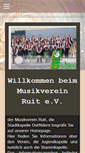 Mobile Screenshot of musikverein-ruit.de